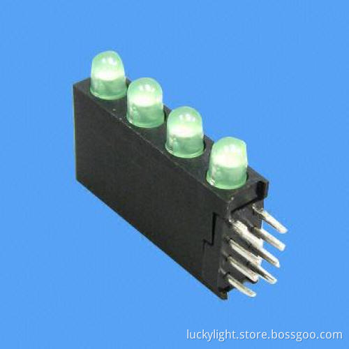 3.0mm Round Type Housing LED Lamp/Indicator with High-efficiency